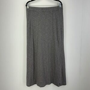 Y2K American Eagle Womens Large Pull On Elastic Wasit Midi Skirt Boho Beach Blue